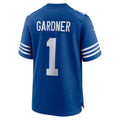 IN.Colts #1 Ahmad Sauce Gardner Royal Alternate Game Football Stitched Jersey