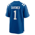 IN.Colts #1 Ahmad Sauce Gardner Royal Team Game Football Stitched Jersey