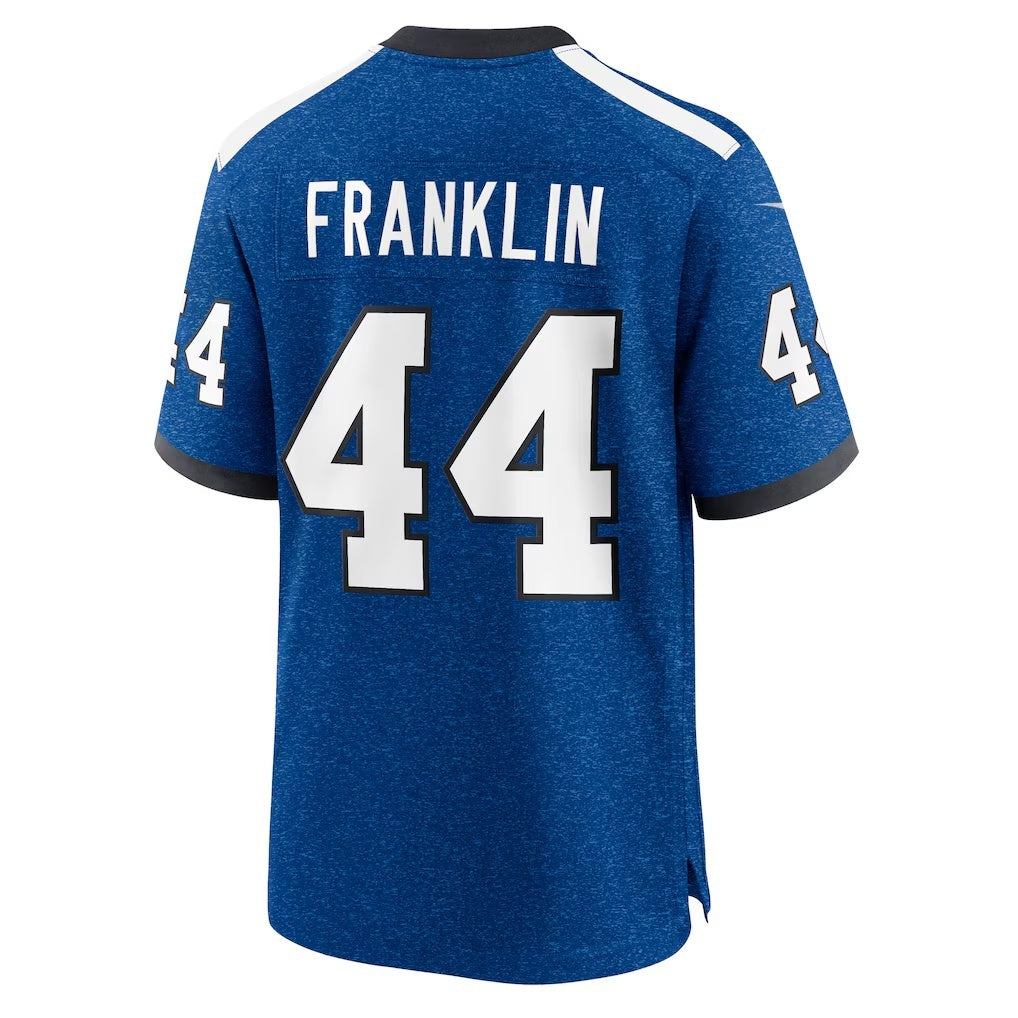 IN.Colts #44 Zaire Franklin Blue Alternate Game Football Stitched Jersey