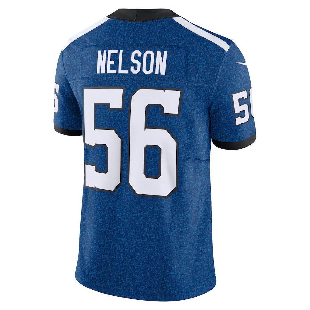 IN.Colts #56 Quenton Nelson Blue Vapor F.U.S.E. Limited Football Stitched Jersey