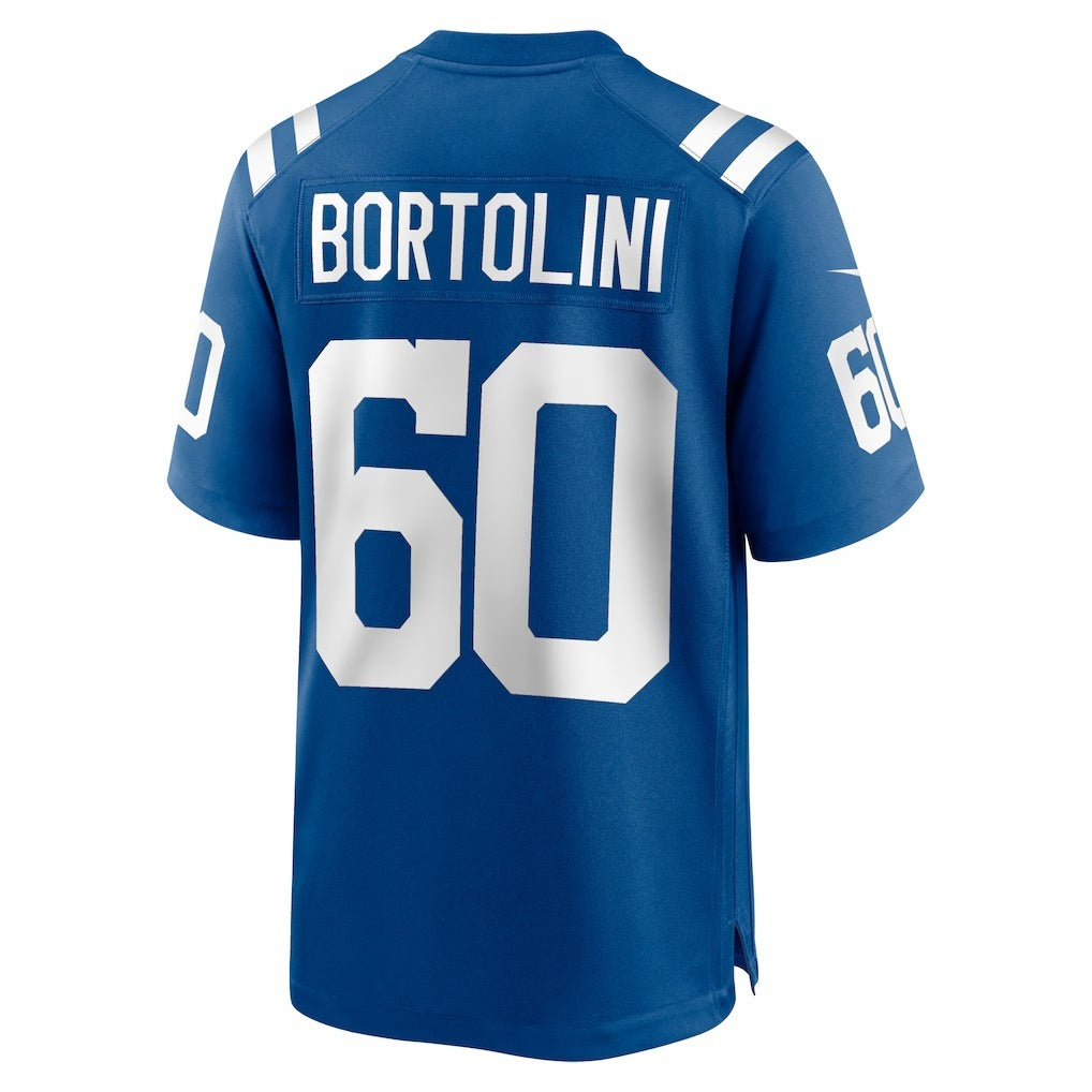 IN.Colts #60 Tanor Bortolini Royal Game Football Stitched Jersey
