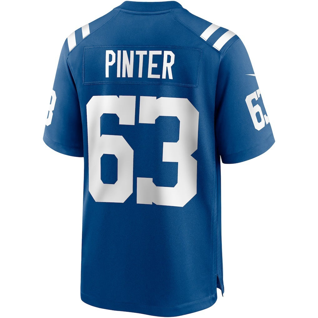IN.Colts #63 Danny Pinter Royal Game Football Stitched Jersey