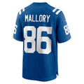 IN.Colts #86 Will Mallory Royal Team Game Football Stitched Jersey