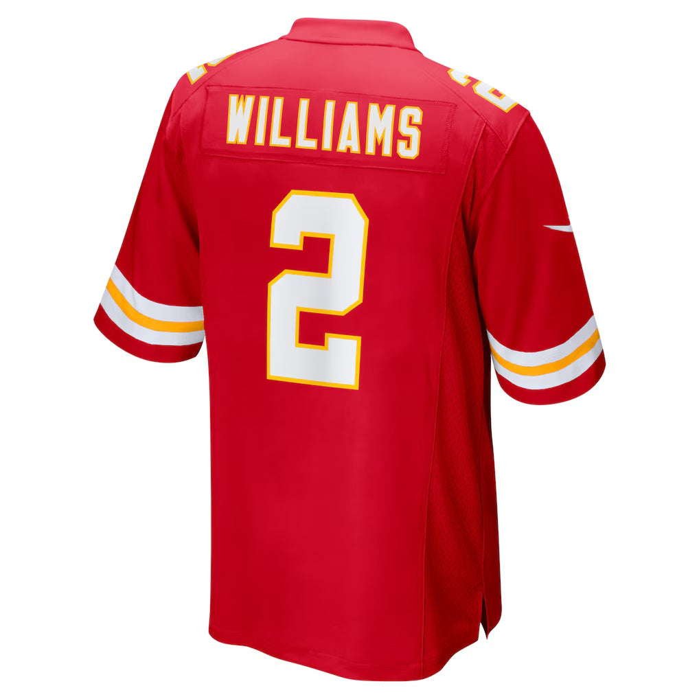 KC.Chiefs #2 Joshua Williams Red Game Football Jersey MAROU
