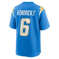 LA.Chargers #6 Eric Kendricks Powder Blue Game Player Football Jersey Marou