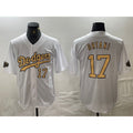 Los Angeles Dodgers #17 Shohei Ohtani Number White 2022 All Star Stitched Cool Baseball Jerseys