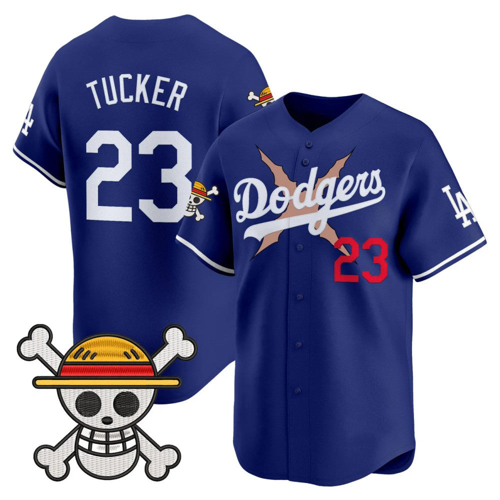 Los Angeles Dodgers #23 Kyle Tucker Royal x One Piece Vapor Premier Limited Baseball Stitched Jersey
