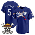 Los Angeles Dodgers #5 Freddie Freeman Royal x One Piece Vapor Premier Limited Baseball Stitched Jersey