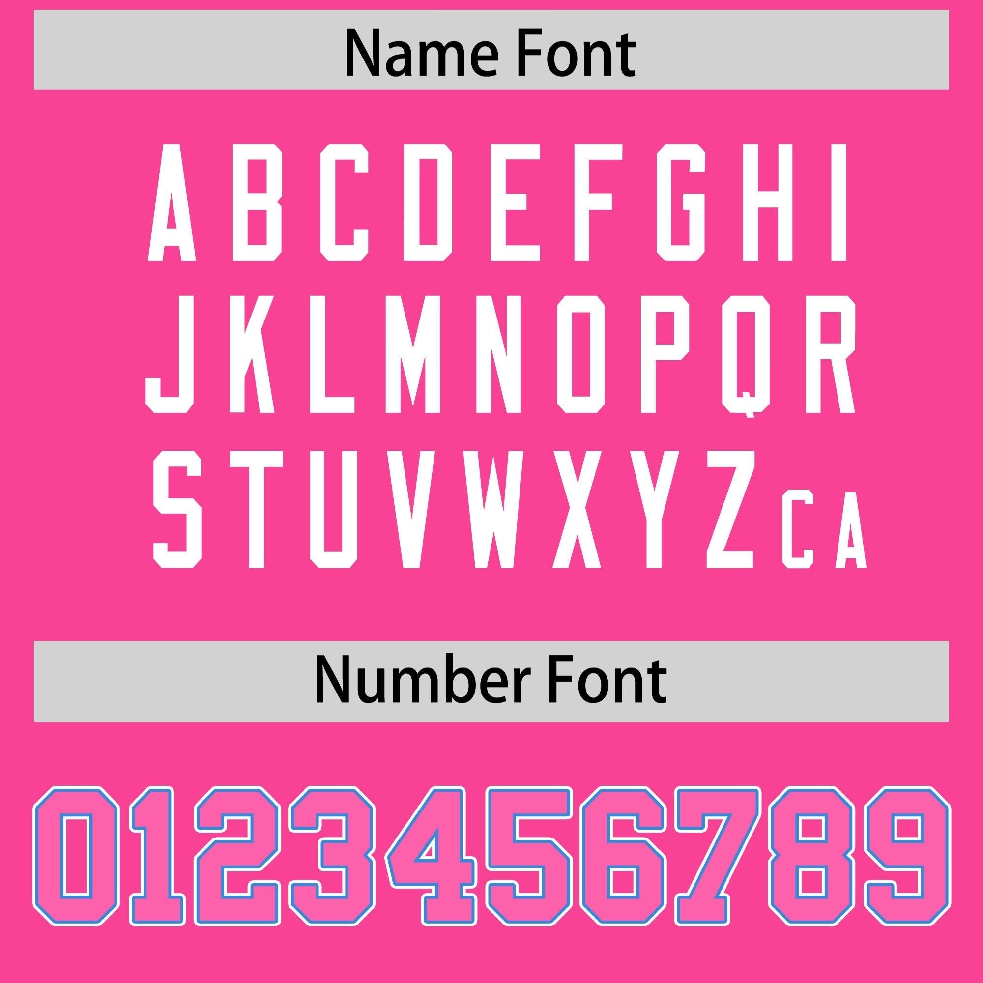 Custom Powder Blue Pink Personalized Color Block Authentic Football Jersey