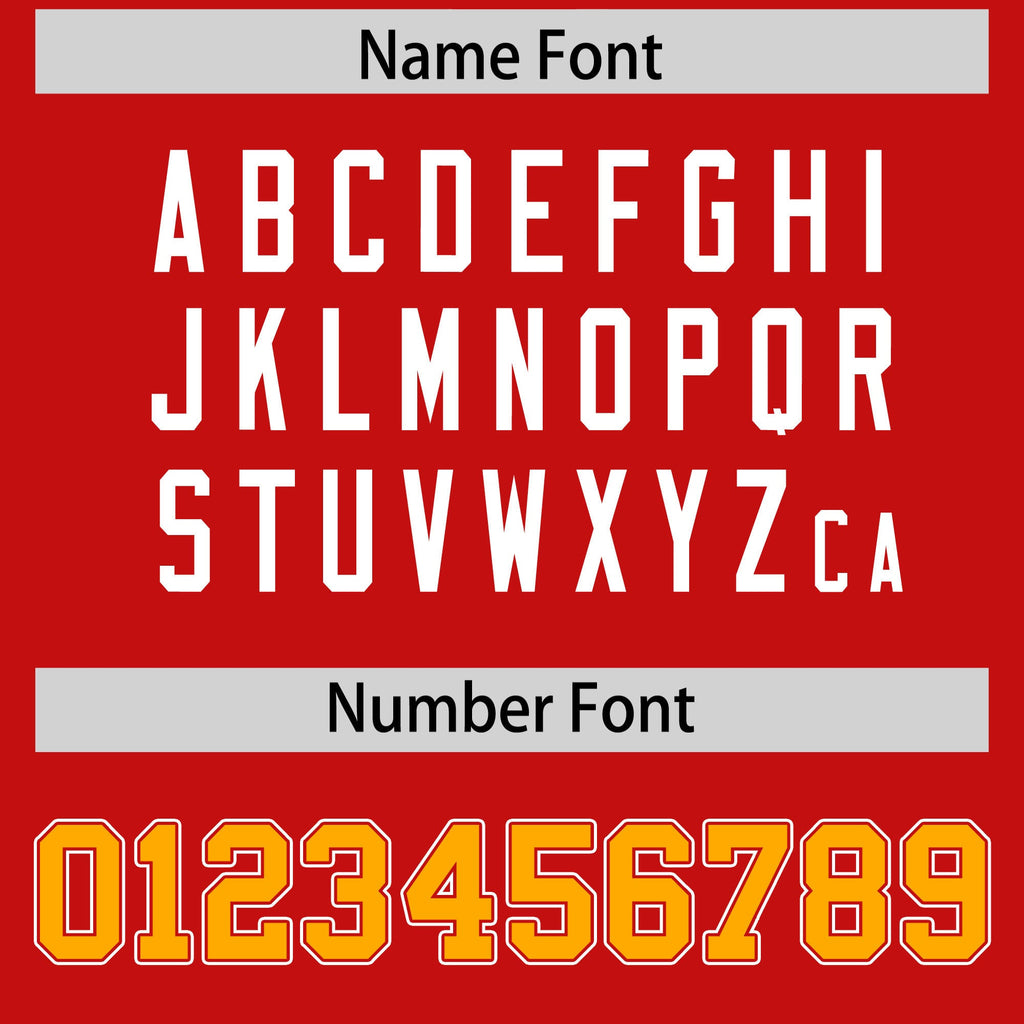 Custom Red Yellow Personalized Raglan Sleeves Design Authentic Football Jersey