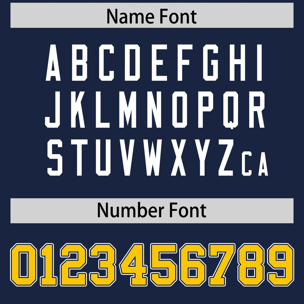Custom Navy Gold Personalized Raglan Sleeves Design Authentic Football Jersey