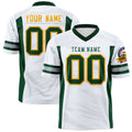 Custom White Light Gray Personalized Scratch Pattern Design Authentic Football Jersey