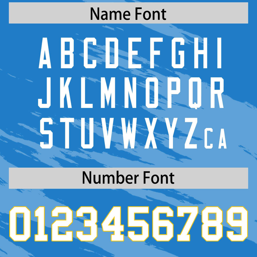 Custom Powder Blue Light Gray Personalized Scratch Pattern Design Authentic Football Jersey