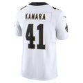 NO.Saints #41 Alvin Kamara White Vapor F.U.S.E. Limited Stitched Football Jersey