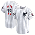New York Yankees #11 Anthony Volpe White USA 250 Fourth of July Limited Baseball Stitched Jersey
