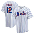 New York Mets #12 Francisco Lindor White Home Replica Player Baseball Jersey