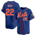 New York Mets #22 Juan Soto Royal 2024 Alternate Limited Stitched Baseball Jersey