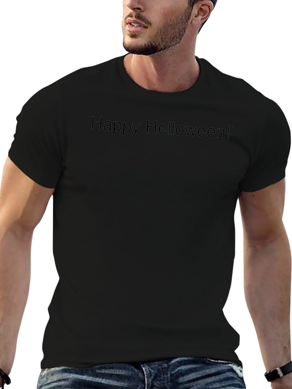 Happy Helloween Black T-Shirt