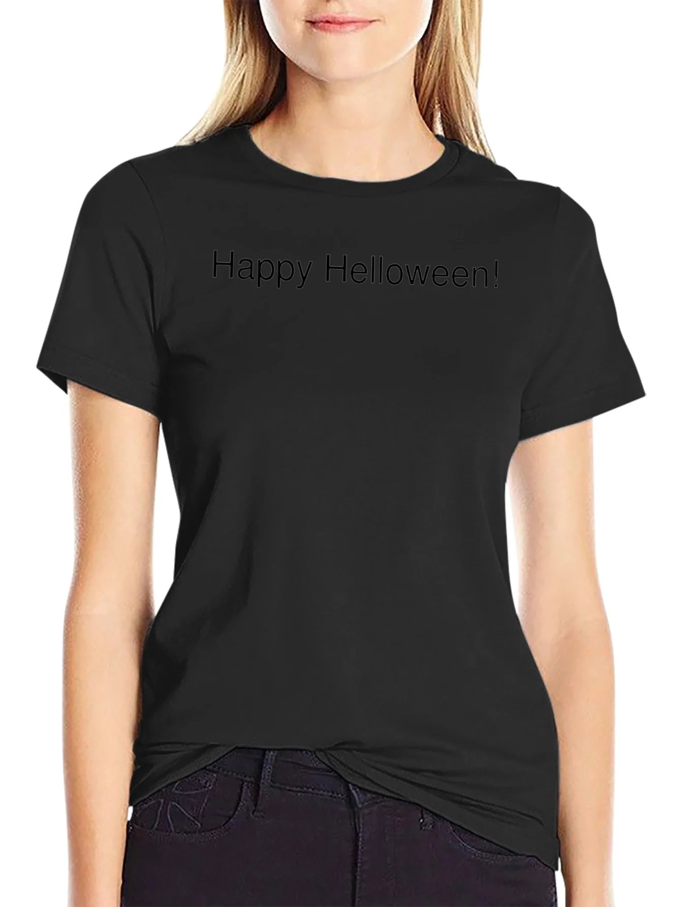 Happy Helloween Black T-Shirt
