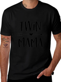 Twin Mama Graphic Tee - Black T-Shirt