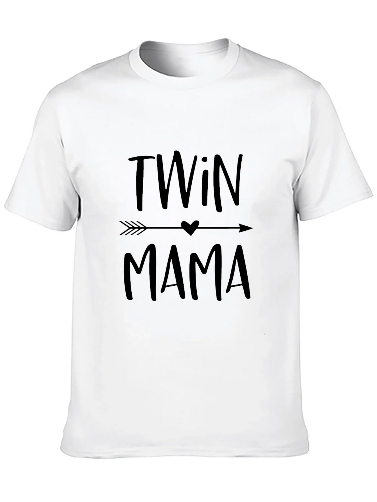 Twin Mama Graphic Tee - Black T-Shirt