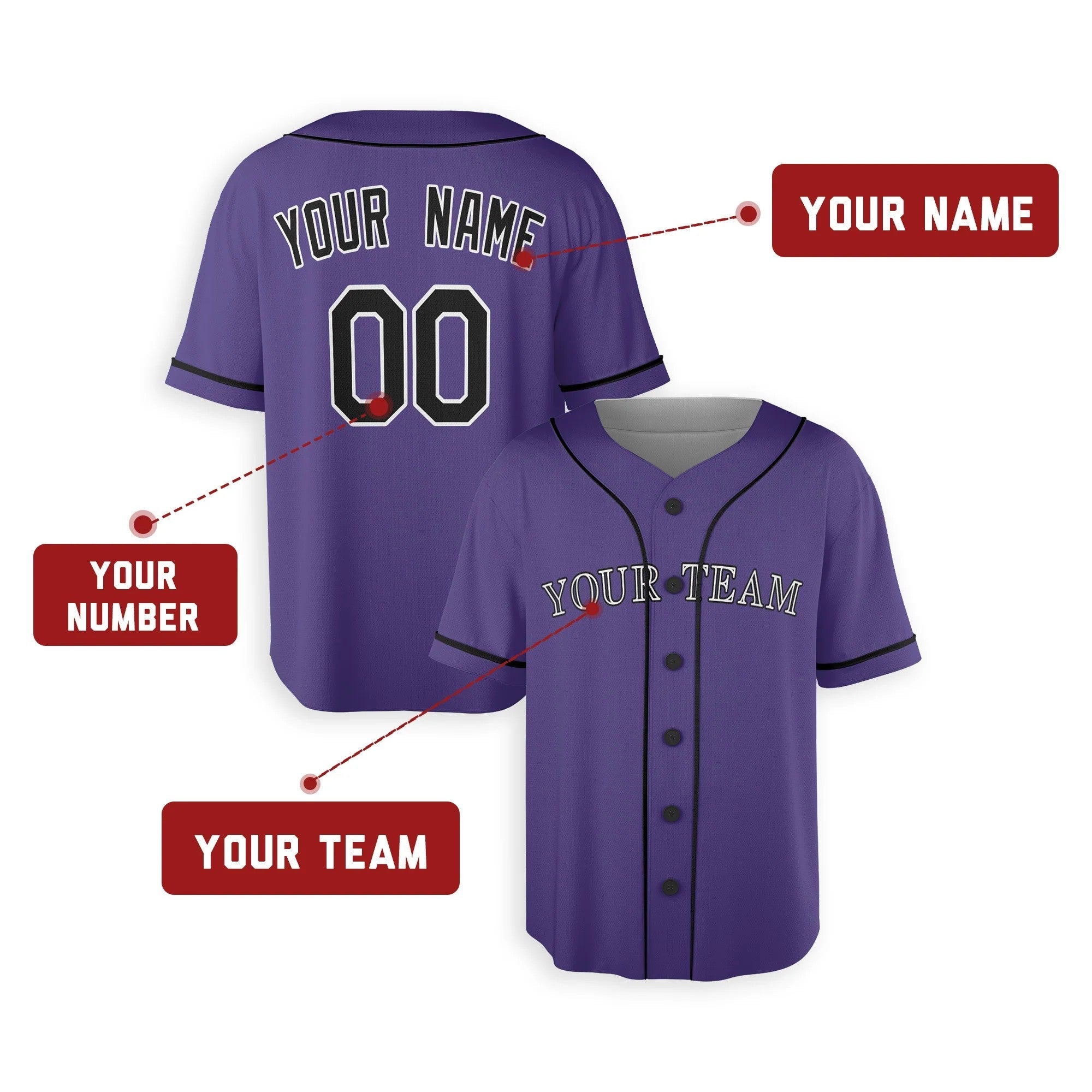 Los Angeles Dodgers Custom Stitched Baseball Jersey Personalized Name & Number Home Style Shirt No Piping