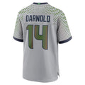 S.Seahawks #14 Sam Darnold 2025 Rivalries Collection Game Jersey - Wolf Gray