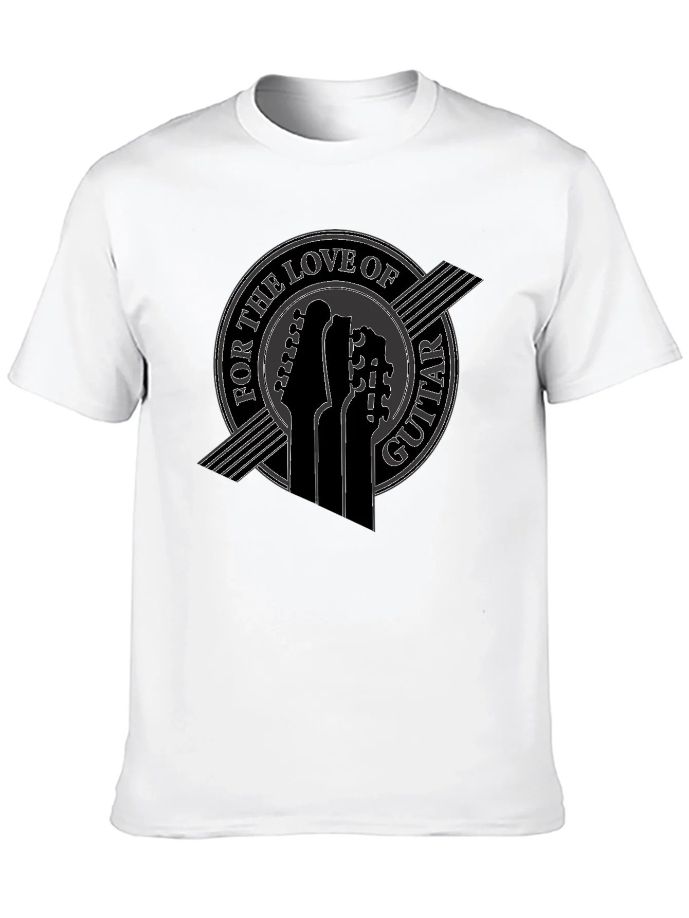 Guitar Love Tee - Black Graphic T-Shirt