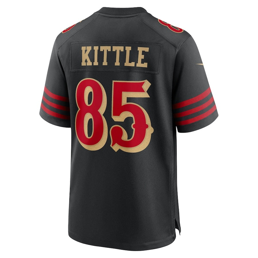 SF.49ers #85 George Kittle 2025 Rivalries Collection Game Jersey - Black