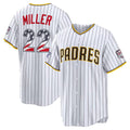 San Diego Padres #22 Mason Miller 2026 All-Star Edition Stars & Stripes  White Stadium Baseball Jersey