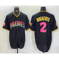 San Diego Padres #2 Xander Bogaerts Black Fashion Baseball Jersey