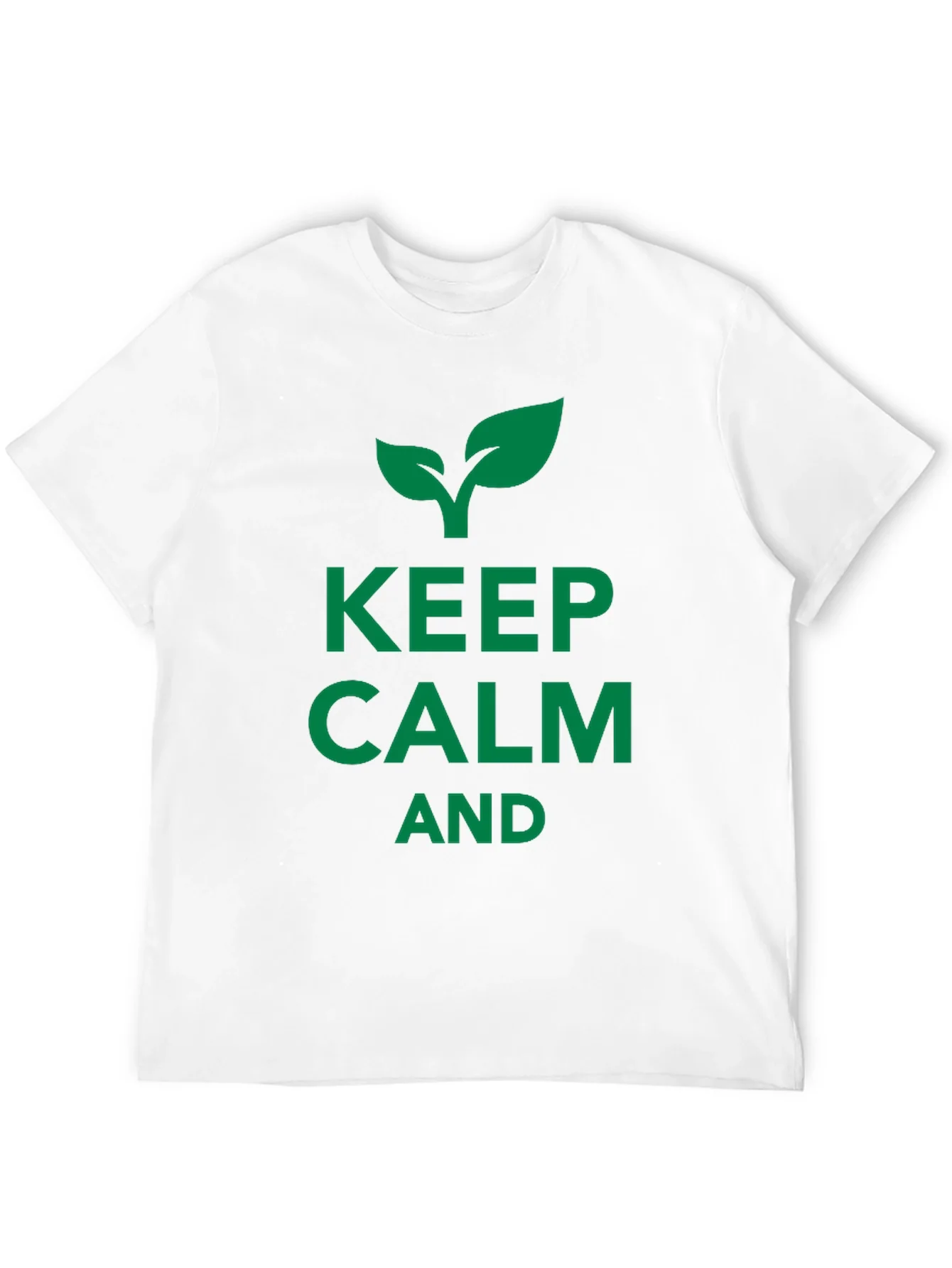 Keep Calm and Grow Black T-Shirt