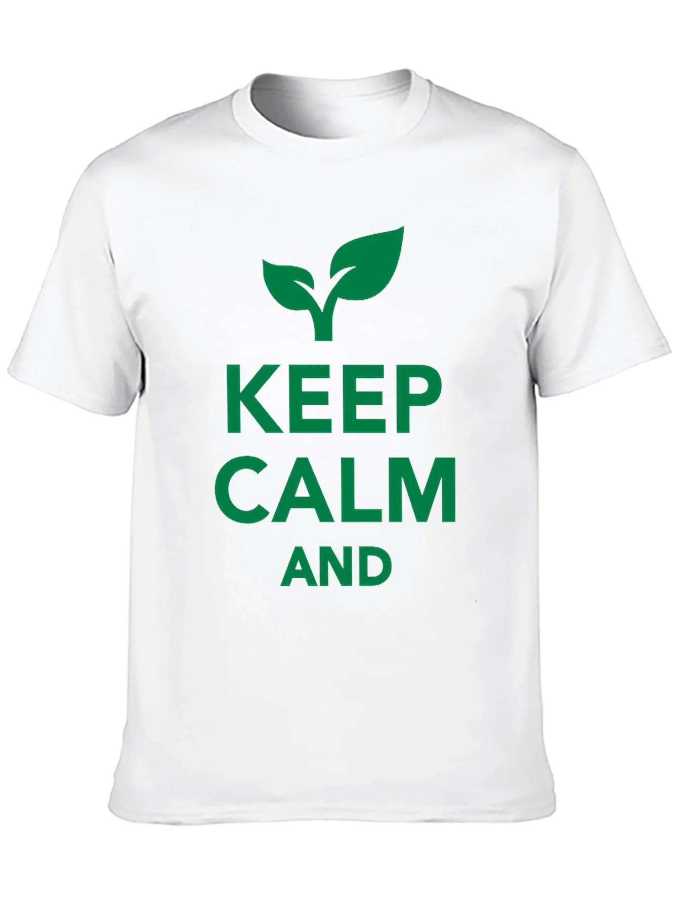 Keep Calm and Grow Black T-Shirt