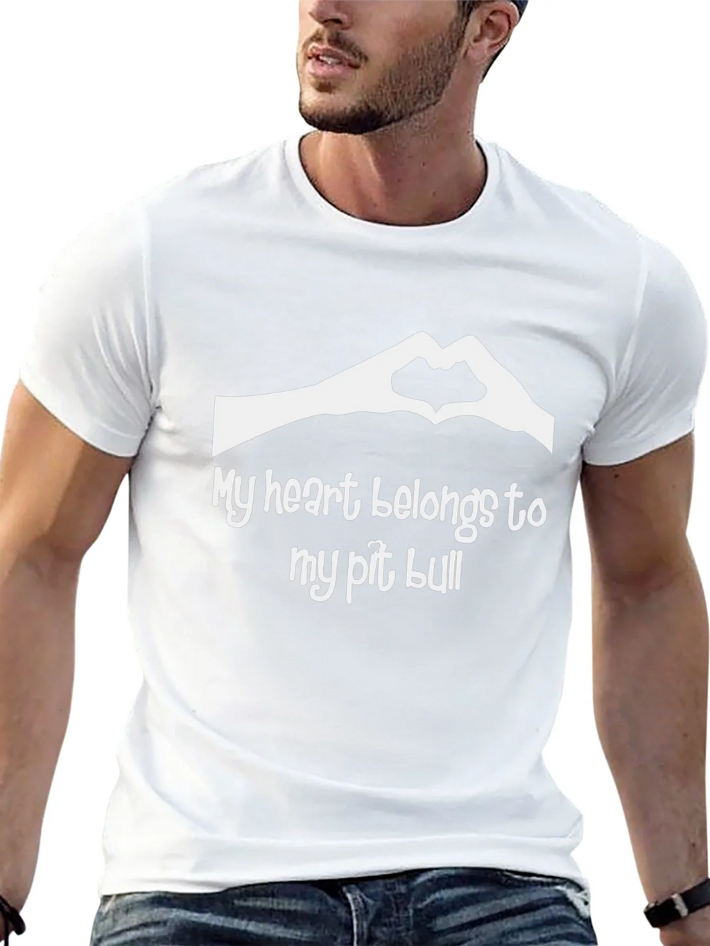 My Heart Belongs to My Pit Bull T-Shirt