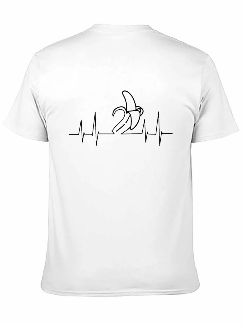 Banana Heartbeat Tee - Funny Graphic T-Shirt