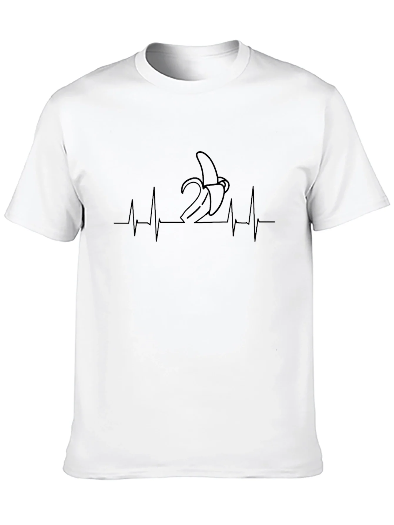 Banana Heartbeat Tee - Funny Graphic T-Shirt