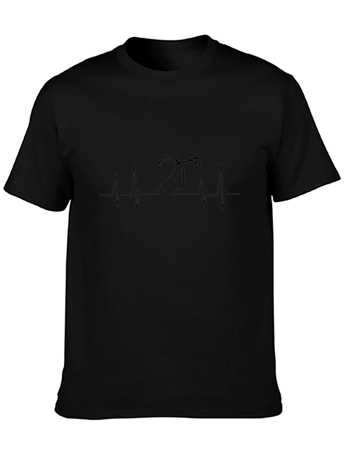 Banana Heartbeat Tee - Funny Graphic T-Shirt