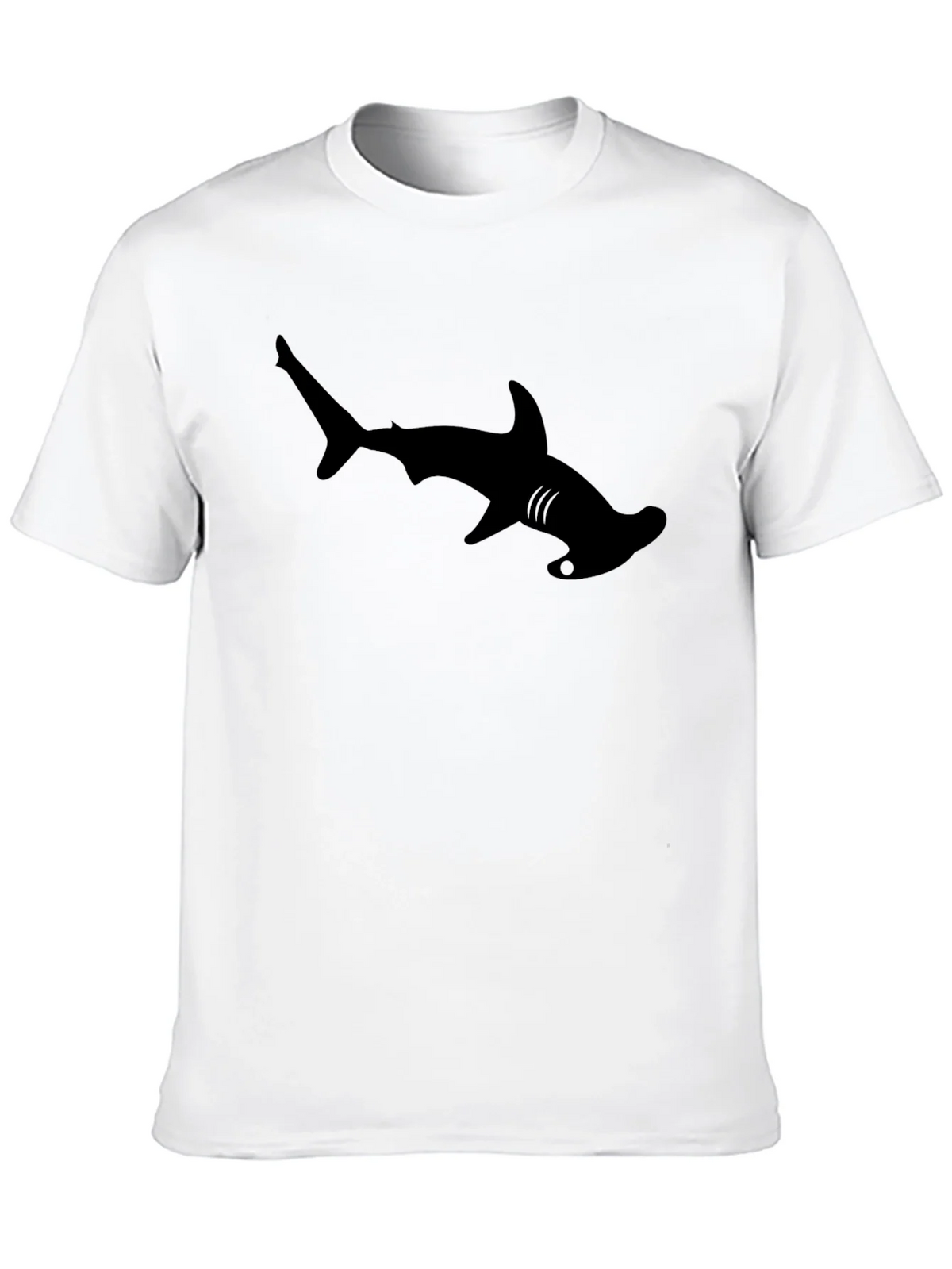 Hammerhead Shark Graphic Tee - Cool Black T-Shirt
