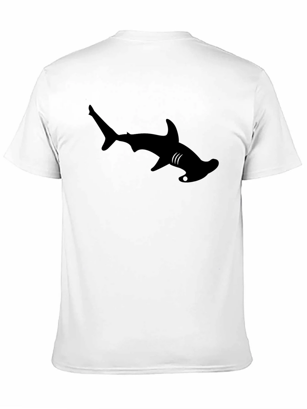 Hammerhead Shark Graphic Tee - Cool Black T-Shirt