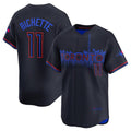 Toronto Blue Jays #11 Bo Bichette Black 2024 City Connect Limited Stitched Baseball Jersey