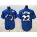 Toronto Blue Jays #22 Ernie Clement Blue 2025 World Series Cool Base Stitched Baseball Jersey