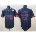 Toronto Blue Jays #22 Ernie Clement Navy 2025 World Series City Connect Limited Stitched Baseball Jersey