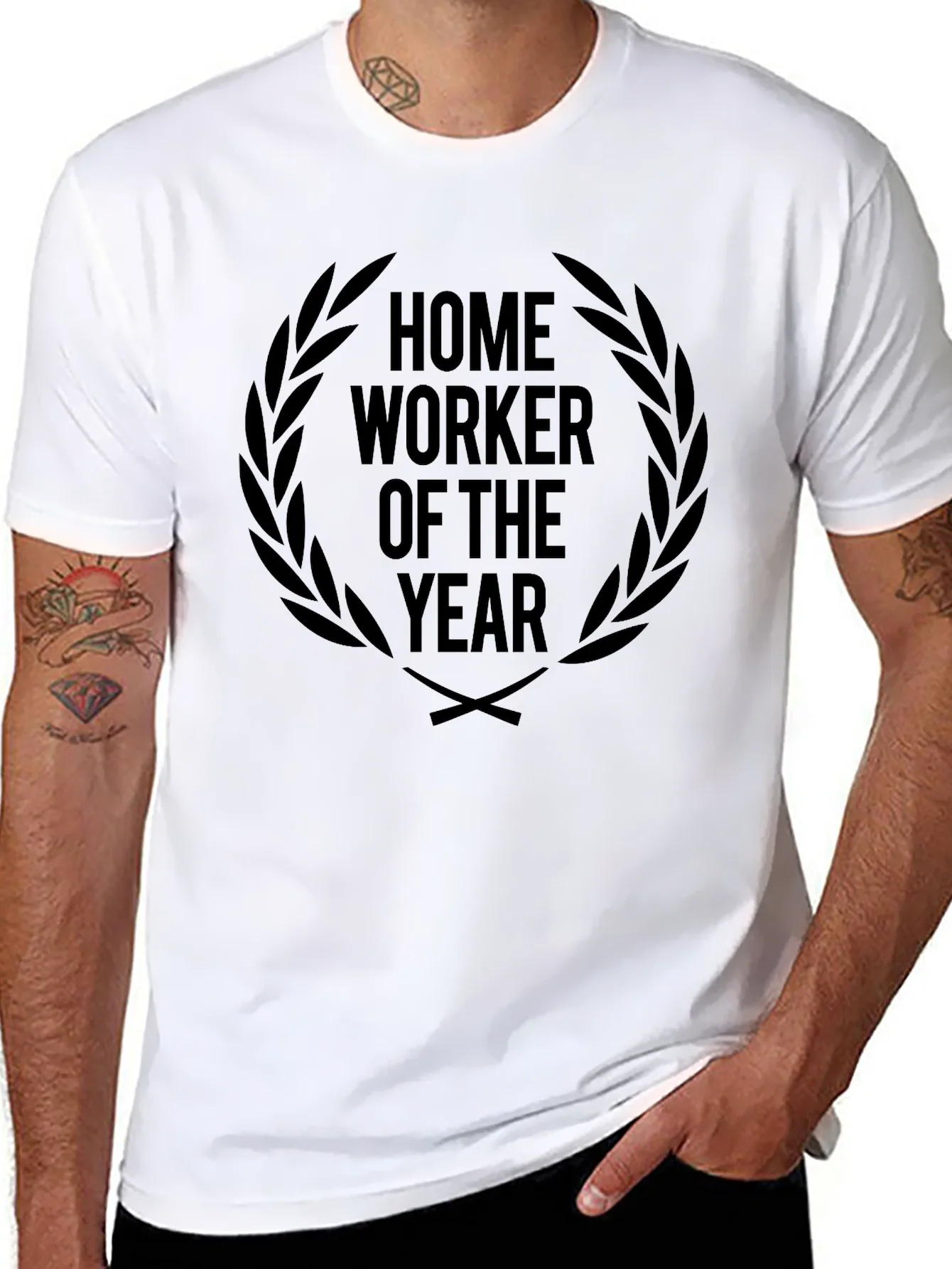 Home Worker of the Year Black T-Shirt
