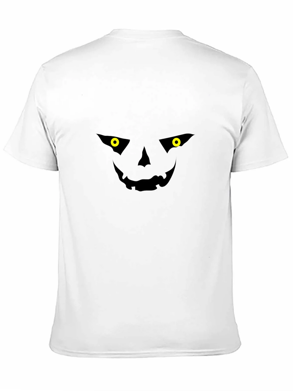 Spooky Jack-o-Lantern Face Black T-Shirt