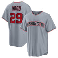 Washington Nationals #29 James Wood Gray Road Replica Jersey