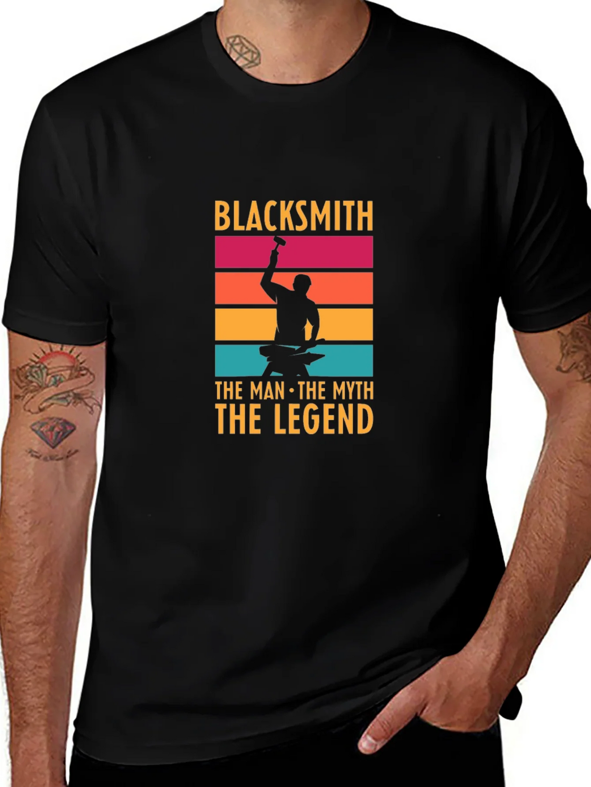 Blacksmith Man Myth Legend Graphic Tee