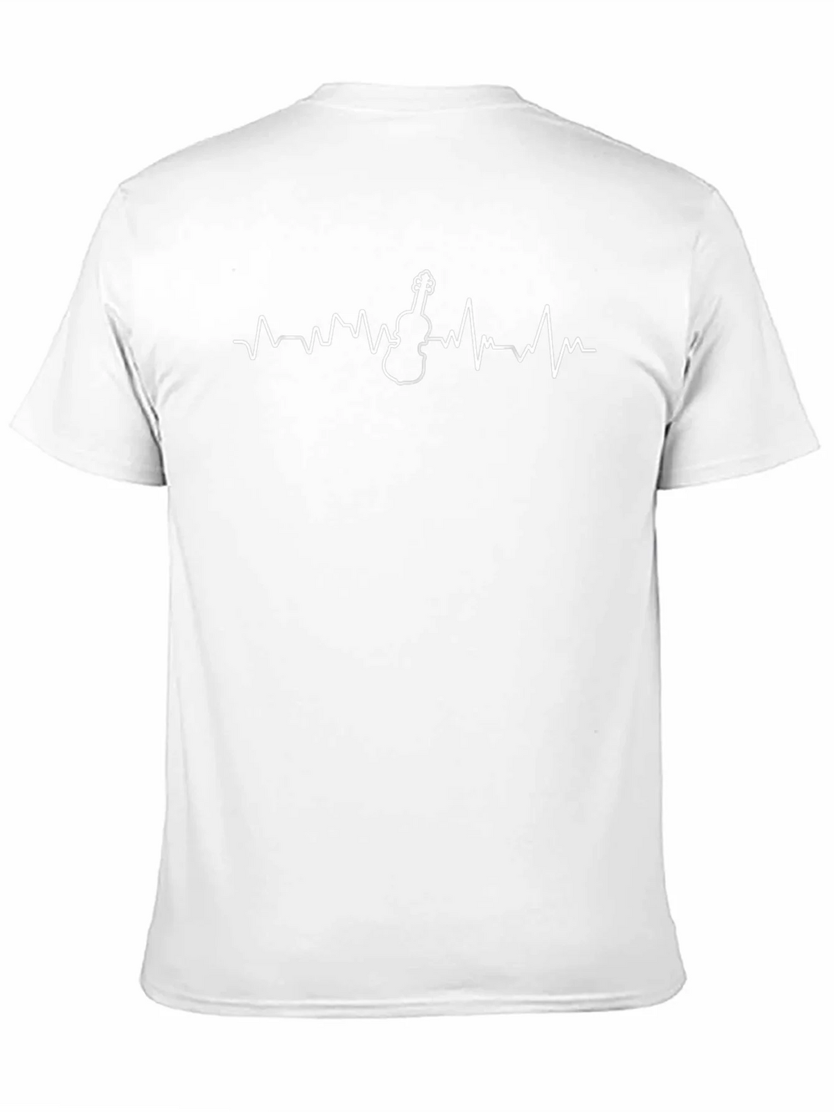 Violin Heartbeat Graphic Tee - Musician T-Shirt