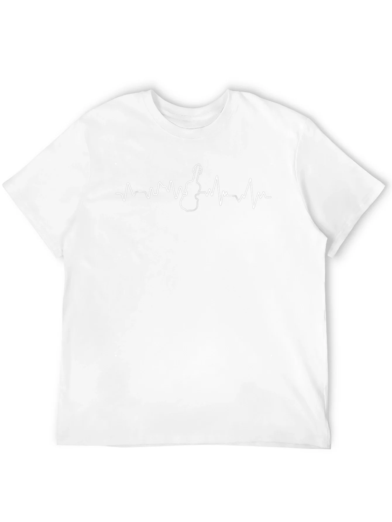 Violin Heartbeat Graphic Tee - Musician T-Shirt