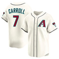 Arizona Diamondbacks #7 Corbin Carroll Cream MAROU Home Limited Player Jersey