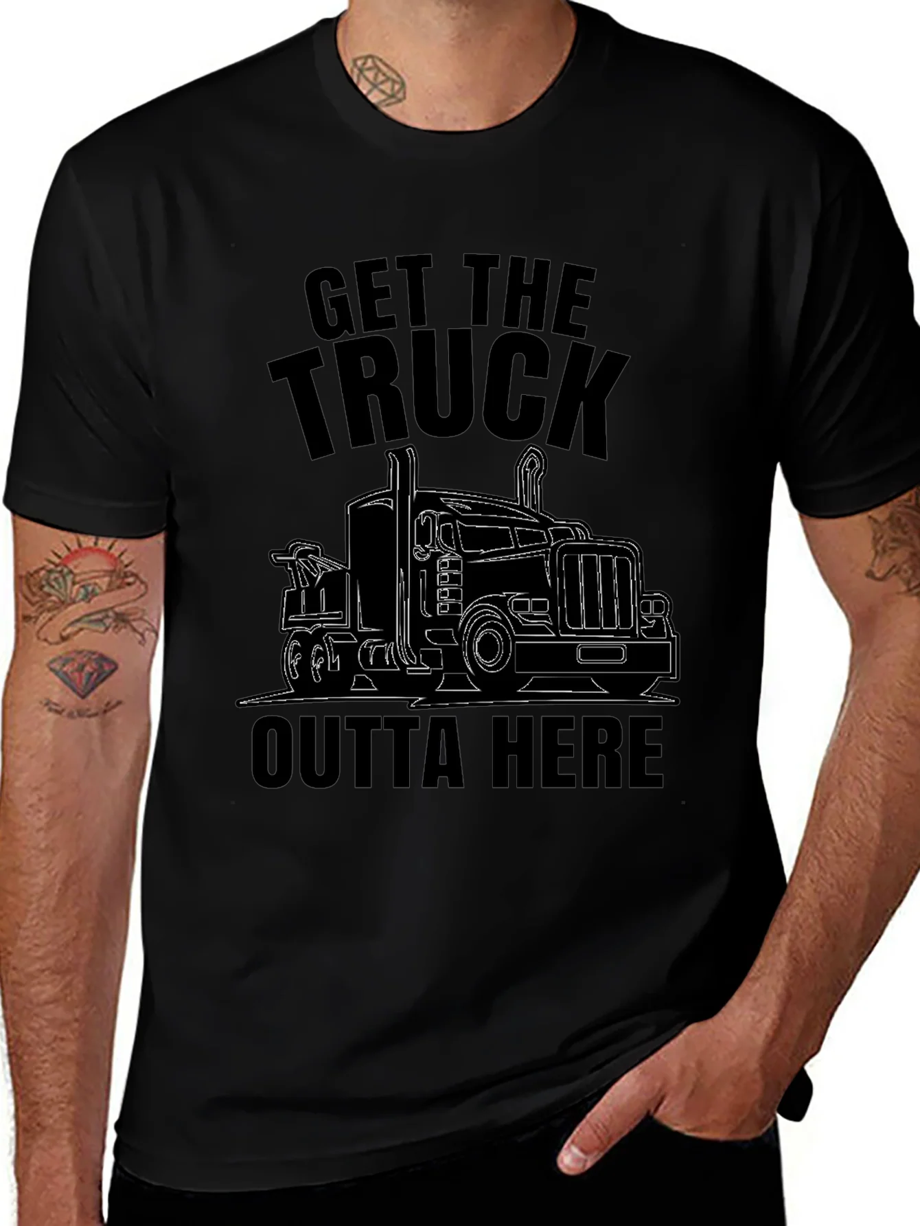 Get the Truck Outta Here Funny T-Shirt